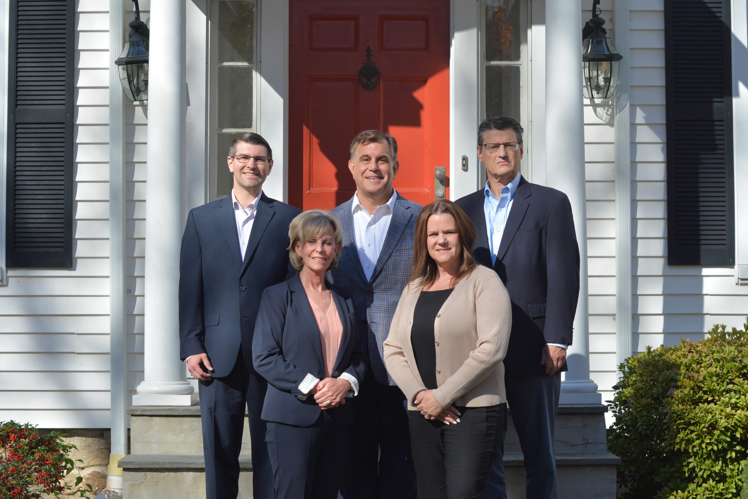 ciampi wealth management team photo outside